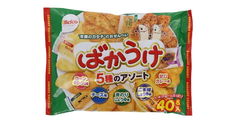 อาหารว่างญี่ปุ่น (ขนมญี่ปุ่น) Bakauke Senbei Pack