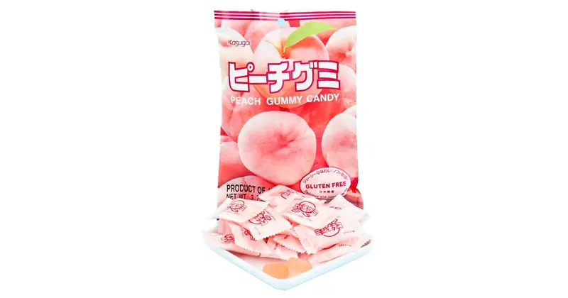อาหารว่างญี่ปุ่น (ขนมญี่ปุ่น) Kasugai Peach Gummy