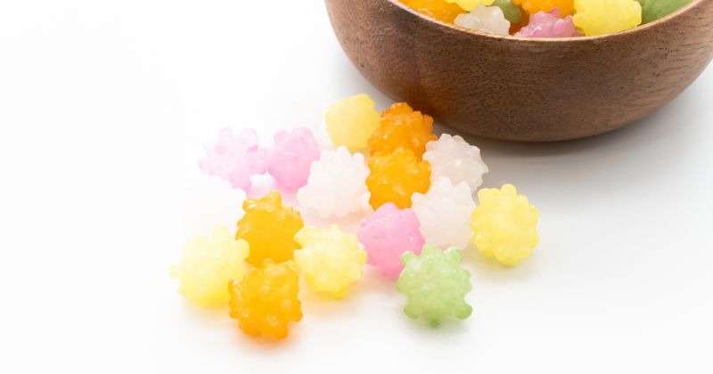 อาหารว่างญี่ปุ่น (ขนมญี่ปุ่น) Konpeito Sugar Candy