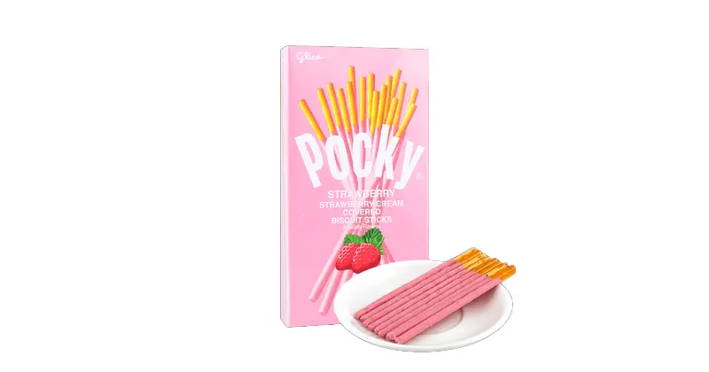 อาหารว่างญี่ปุ่น (ขนมญี่ปุ่น) Strawberry Pocky