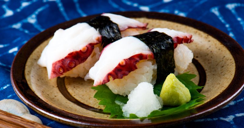 ทาโกะนิกิริซูชิ (Tako Sushi)