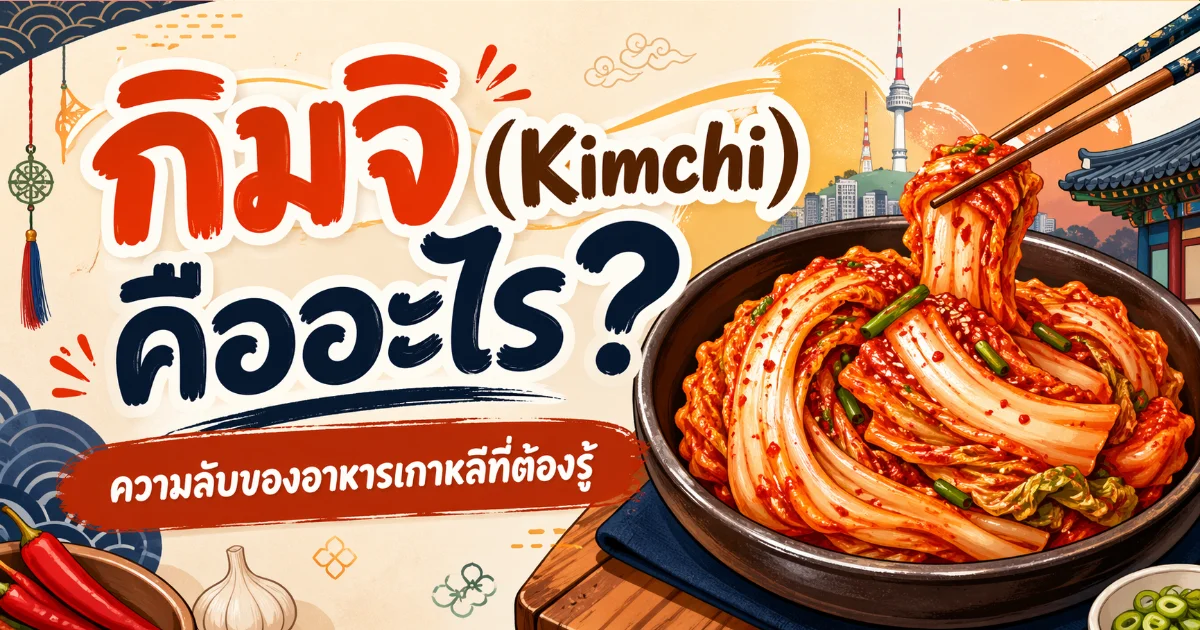 กิมจิ (Kimchi) คืออะไร? ความลับของอาหารเกาหลีที่ต้องรู้