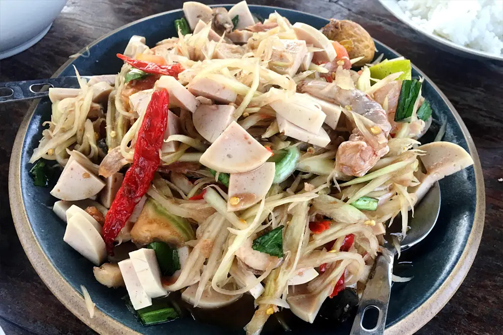 ส้มตำหมูยอ #9 ส้มตำหมูยอ