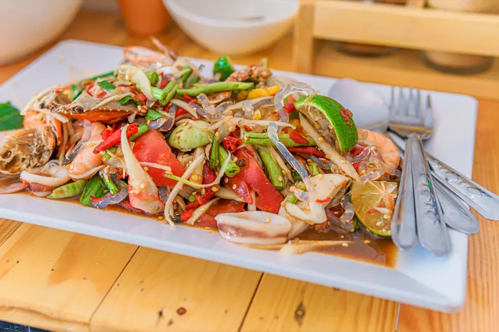 Spicy seafood salad #10 Spicy seafood salad