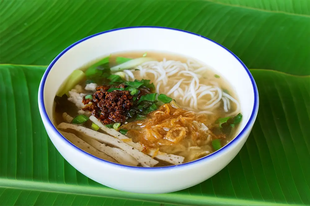 rice noodle soup banana leaf #2 rice noodle soup banana leaf