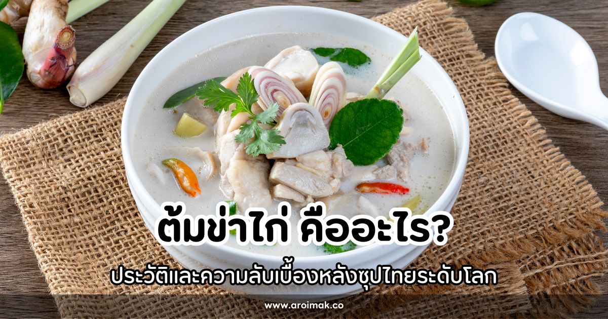 ต้มข่าไก่ คืออะไร ประวัติต้มกะทิไก่สูตรดั้งเดิมที่โลกต้องหลงรัก