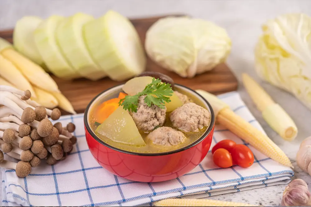 แกงจืดหมูสับฟัก