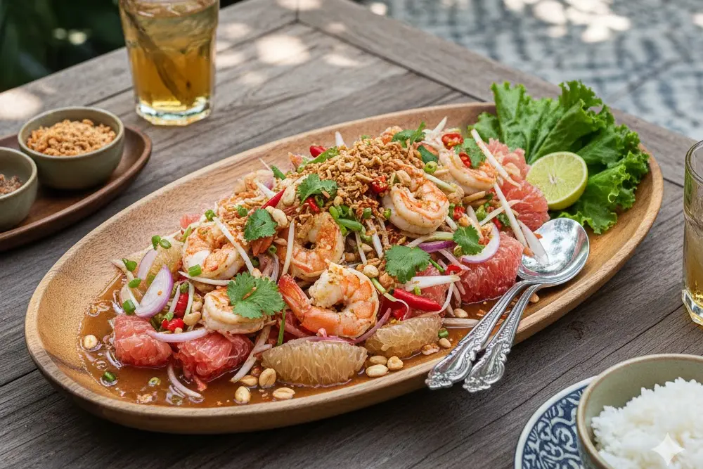 ยำส้มโอ