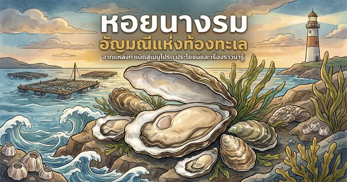 หอยนางรม คืออะไร? ประโยชน์และคุณค่าทางโภชนาการ