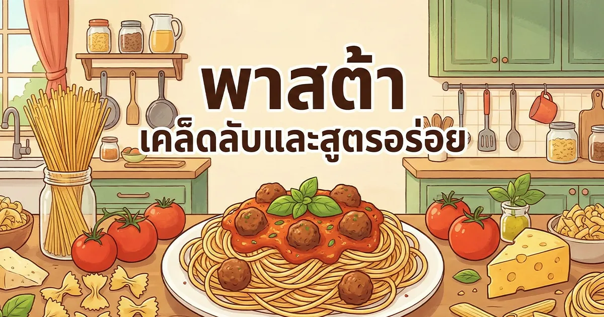 พาสต้า คืออะไร ประวัติความเป็นมาและวิธีทำเส้นสดที่บ้าน