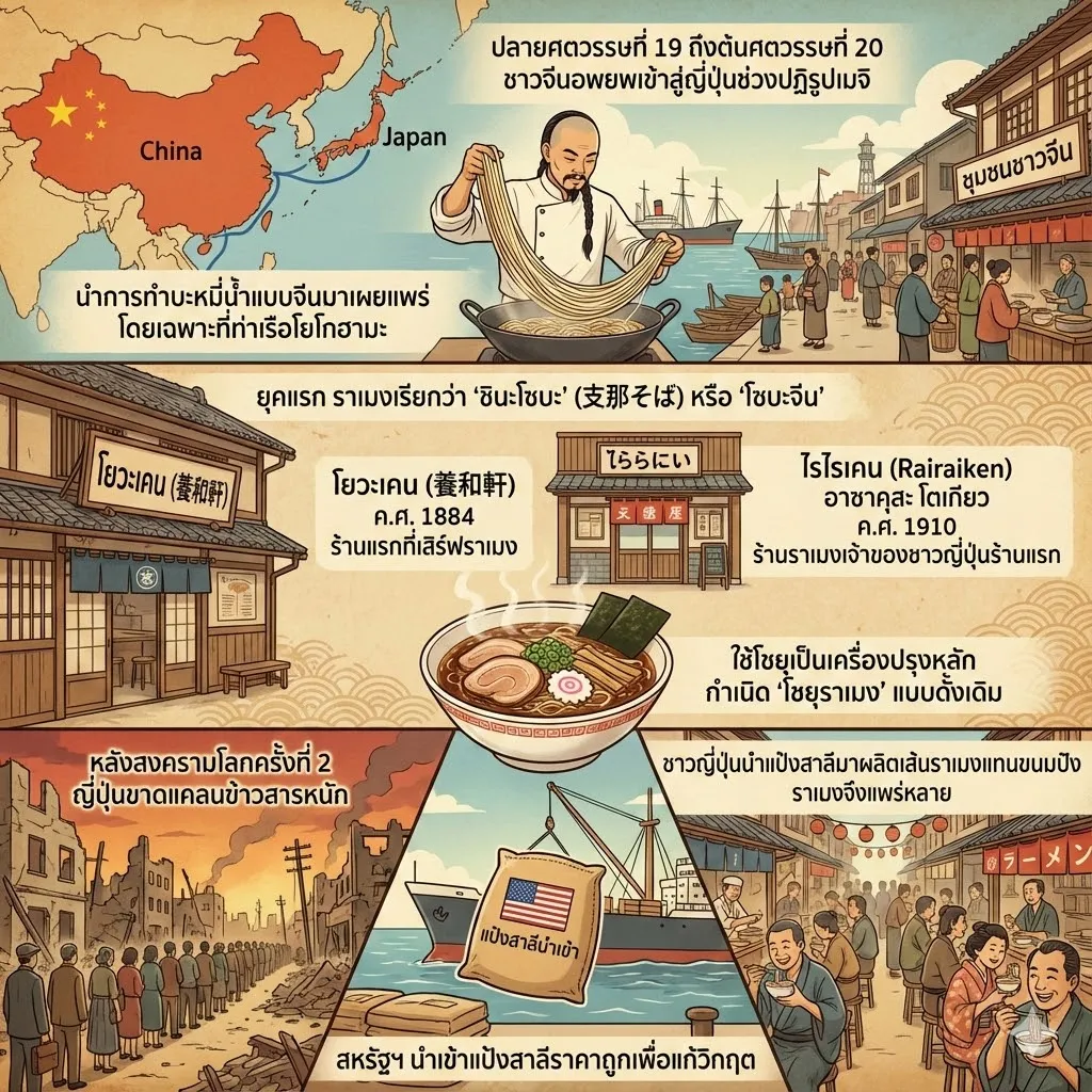 ประวัติความเป็นมาของราเมง