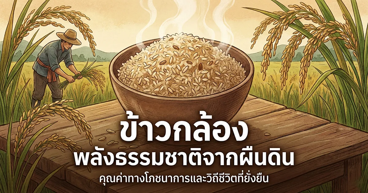 ข้าวกล้อง คืออะไร มีประโยชน์อย่างไร? ทำไมควรเลือกทาน