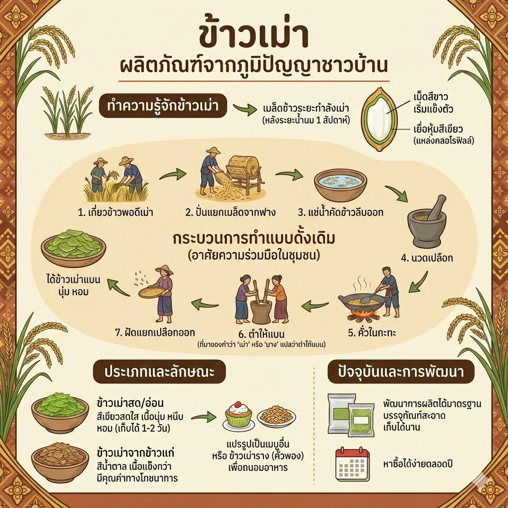 ข้าวเม่า คืออะไร? ทำความรู้จักขนมโบราณสุดคลาสสิก #2 ข้าวเม่า คืออะไร? ทำความรู้จักขนมโบราณสุดคลาสสิก