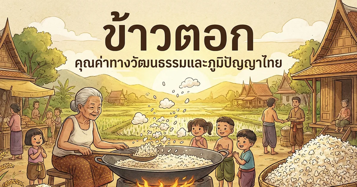 ข้าวตอก คืออะไร พร้อมประโยชน์ที่คนไทยควรรู้ #5 ข้าวตอก คืออะไร พร้อมประโยชน์ที่คนไทยควรรู้