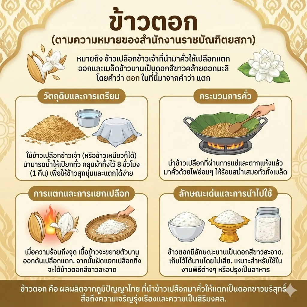 ข้าวตอก คืออะไร