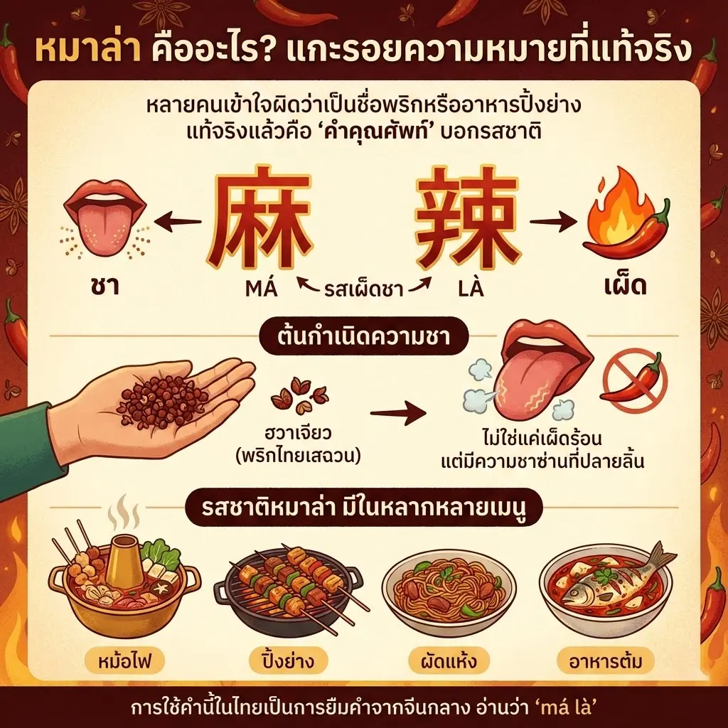 หมาล่า คืออะไร? แกะรอยความหมายที่แท้จริง