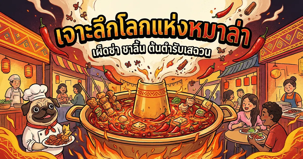 หมาล่า คืออะไร? ต้นกำเนิด ประวัติ และความลับของรสเผ็ดชา