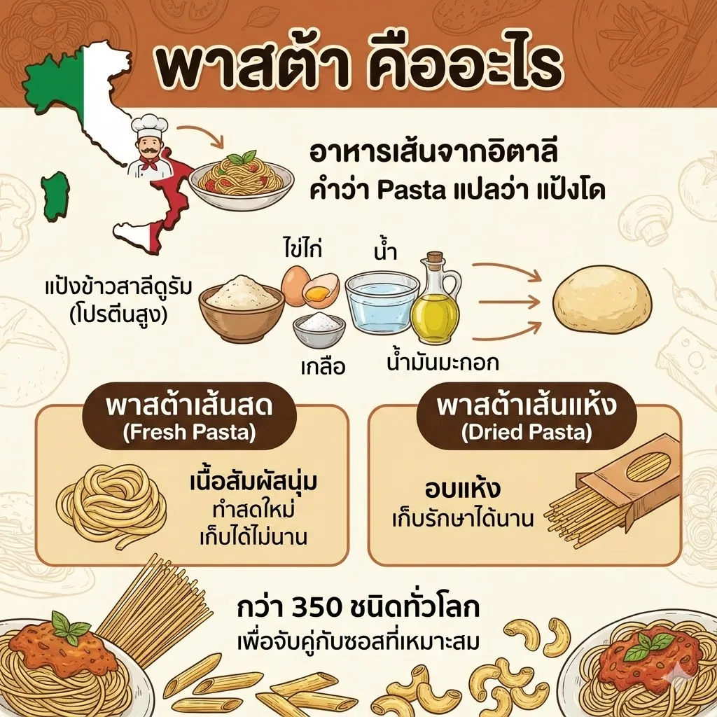 #2 พาสต้า คืออะไร