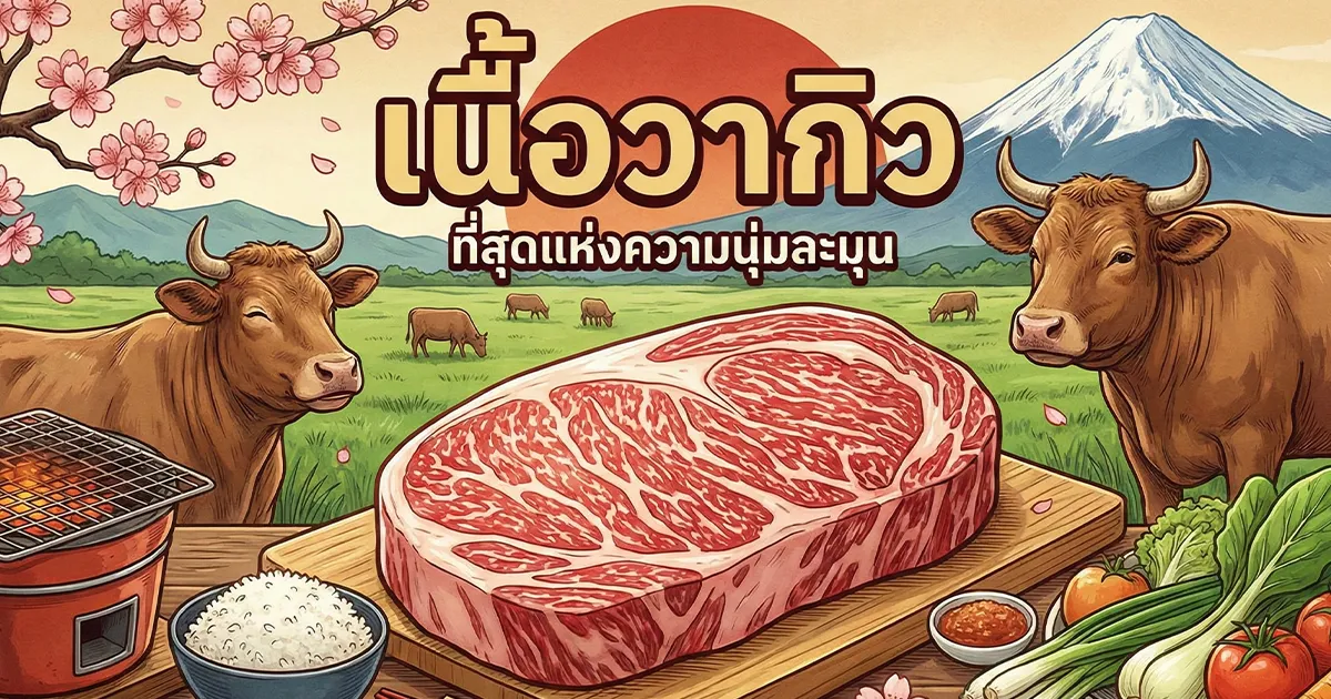 เนื้อวากิว คืออะไร? ประวัติและความพิเศษที่ต้องรู้