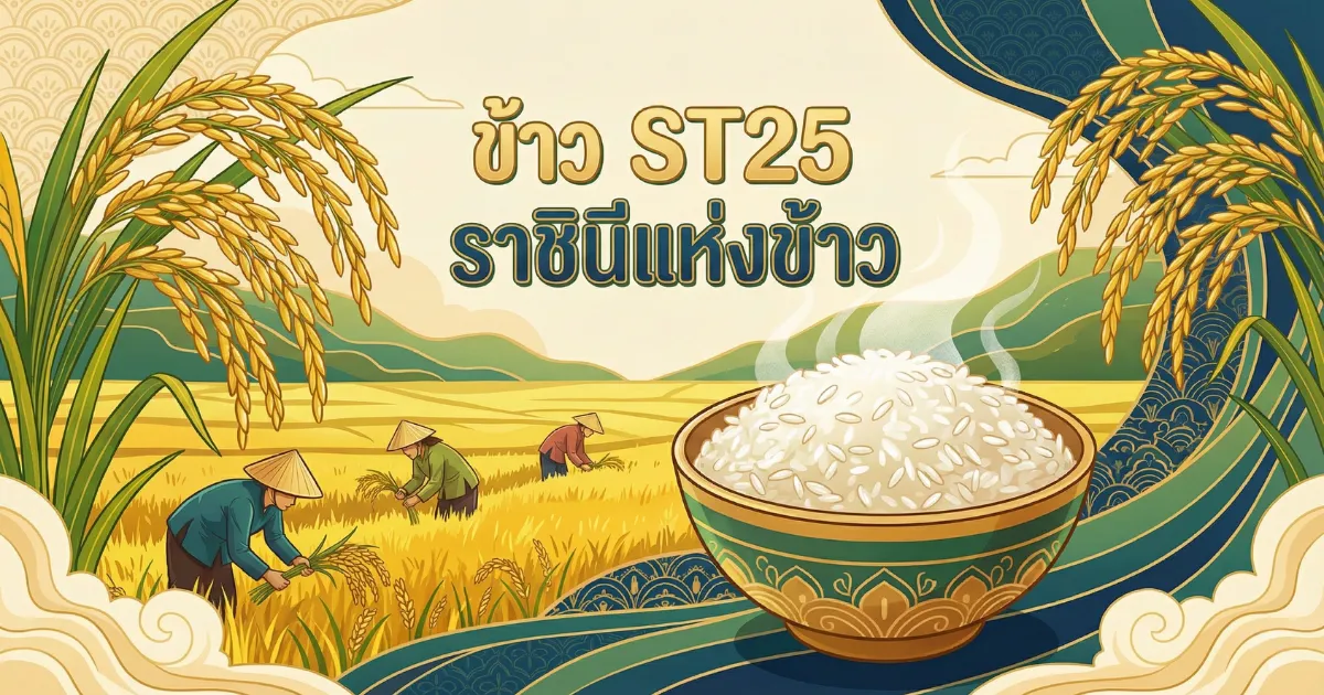 ข้าว ST25 คืออะไร? ประวัติและที่มาของข้าวระดับโลก