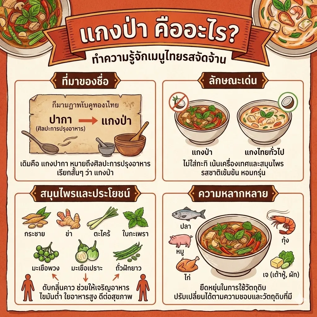 #2 แกงป่า คืออะไร? ทำความรู้จักเมนูไทยรสจัดจ้าน