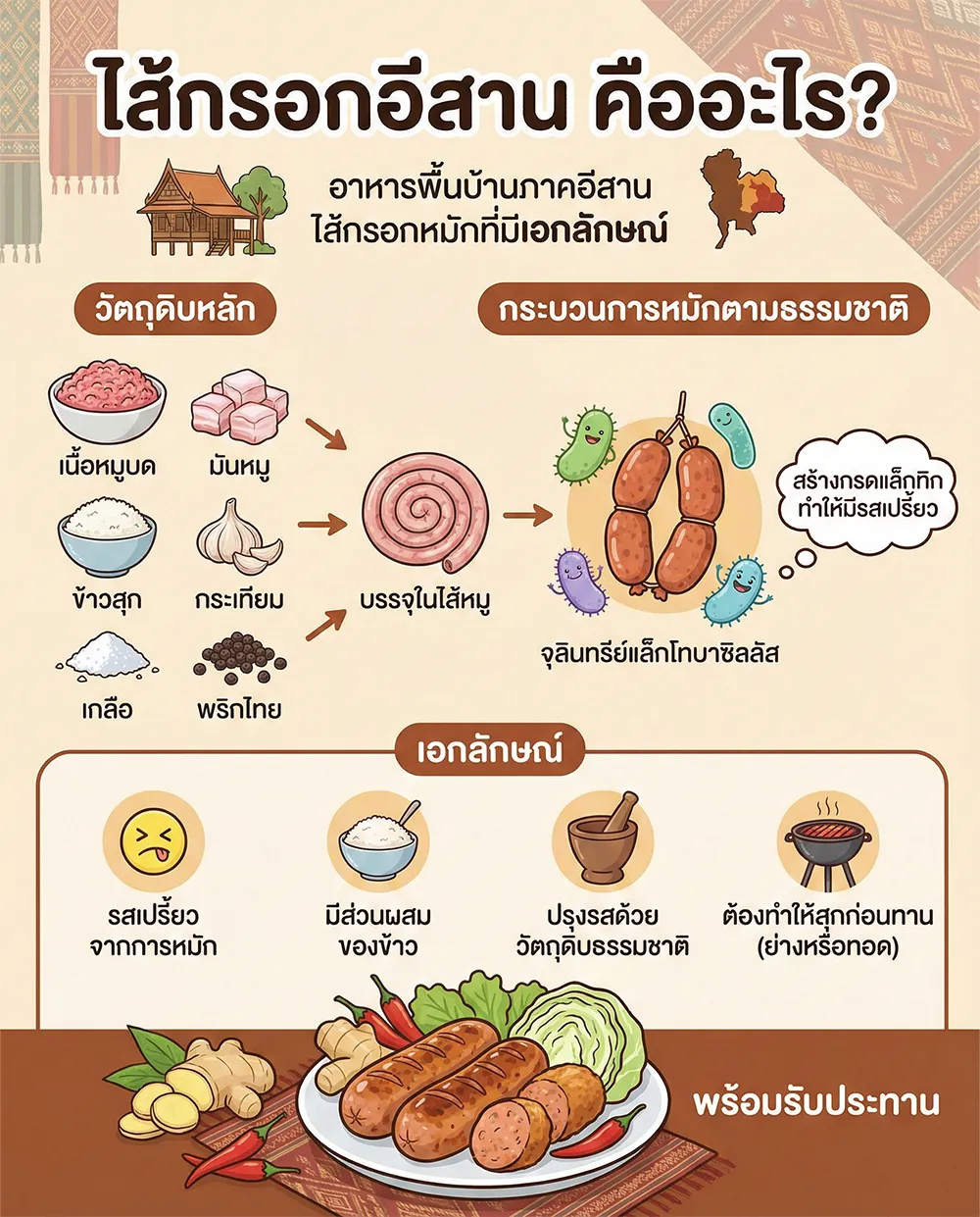 ไส้กรอกอีสาน คืออะไร?