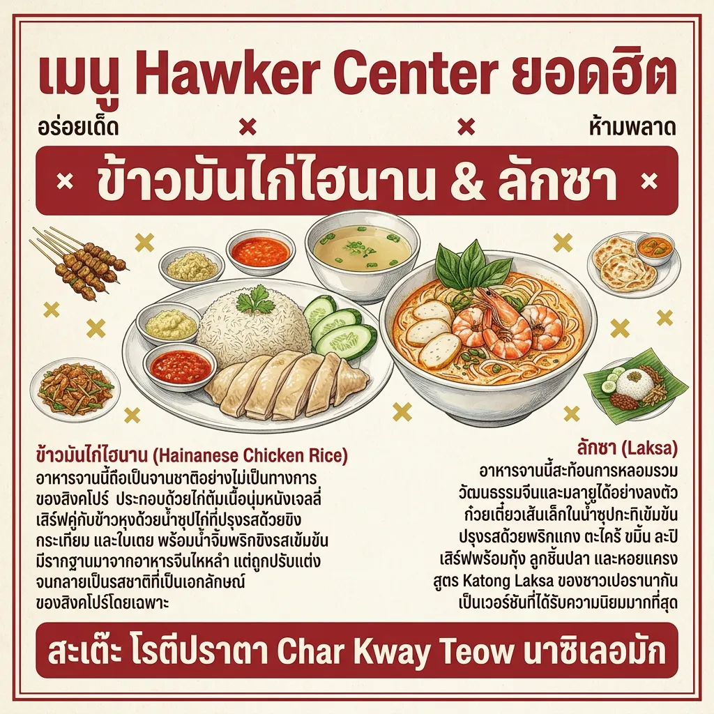 #4 เมนูขึ้นชื่อที่ต้องลองใน Hawker Center