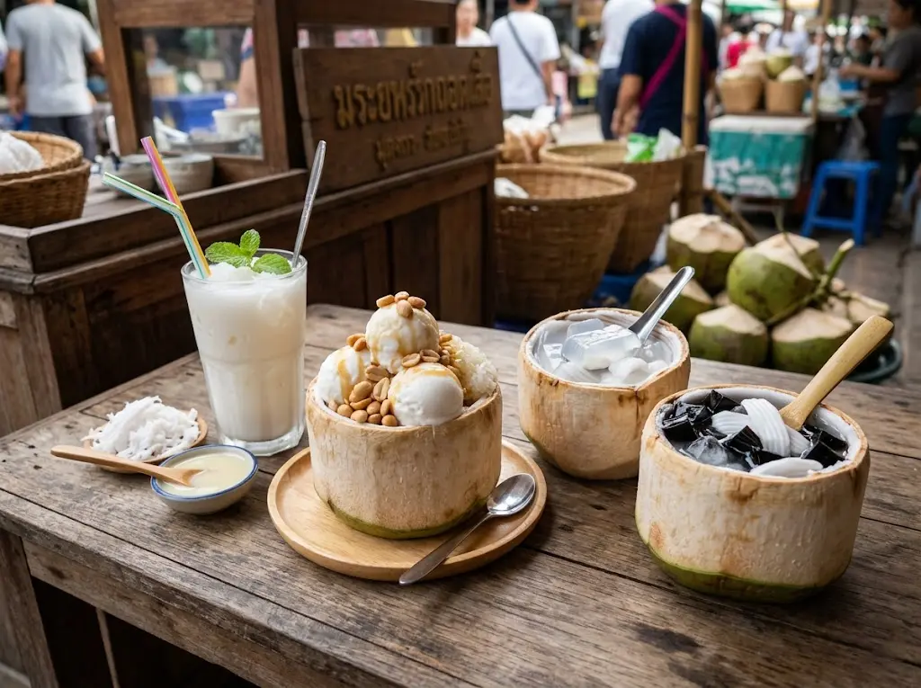 เมนูอร่อยจากมะพร้าวถอดเสื้อ