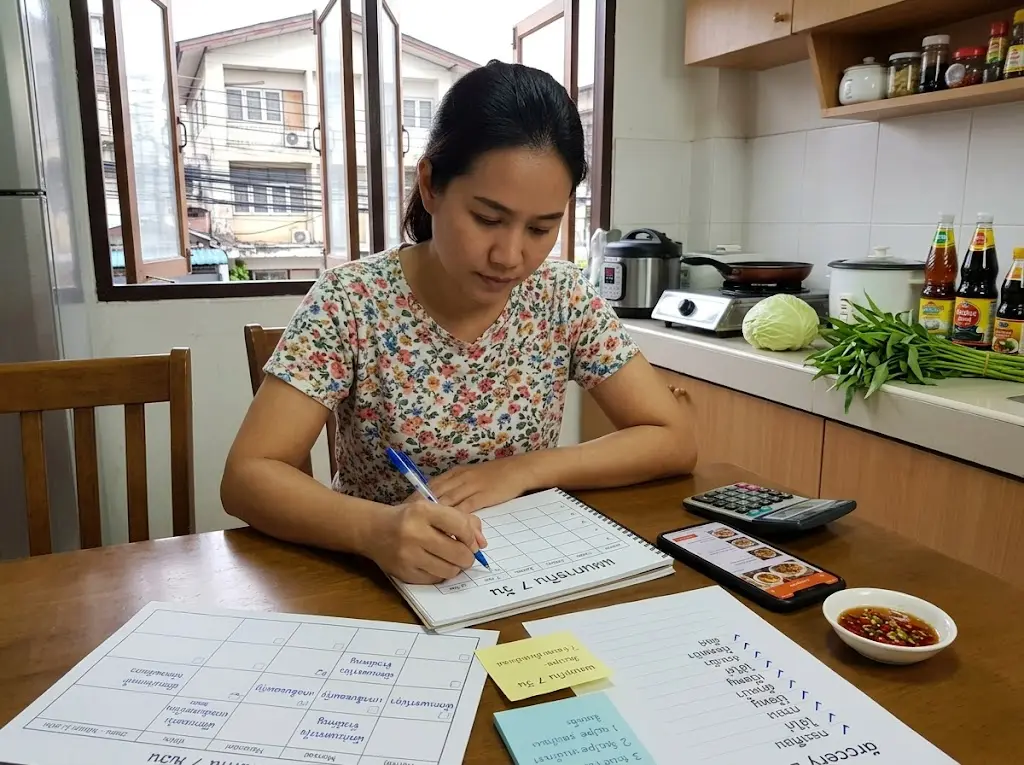 #5 วางแผนเมนูอาหาร 7 วัน แบบทีละขั้นตอน