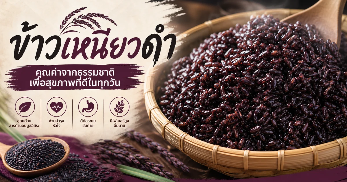 ข้าวเหนียวดำ คืออะไร ประวัติ วิธีทำ และคุณประโยชน์ที่ควรรู้