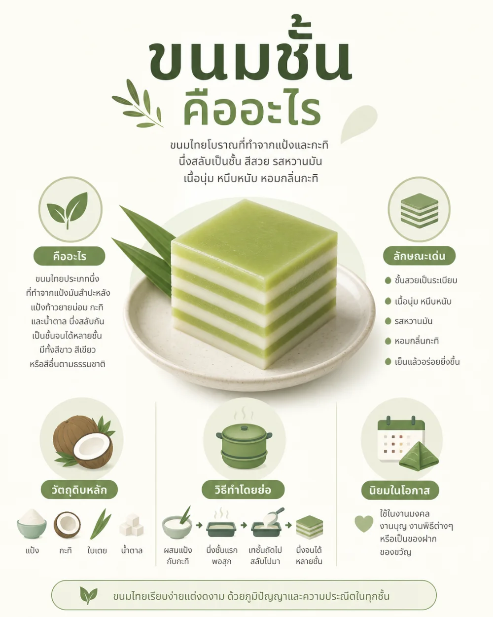 ขนมชั้น คืออะไร?