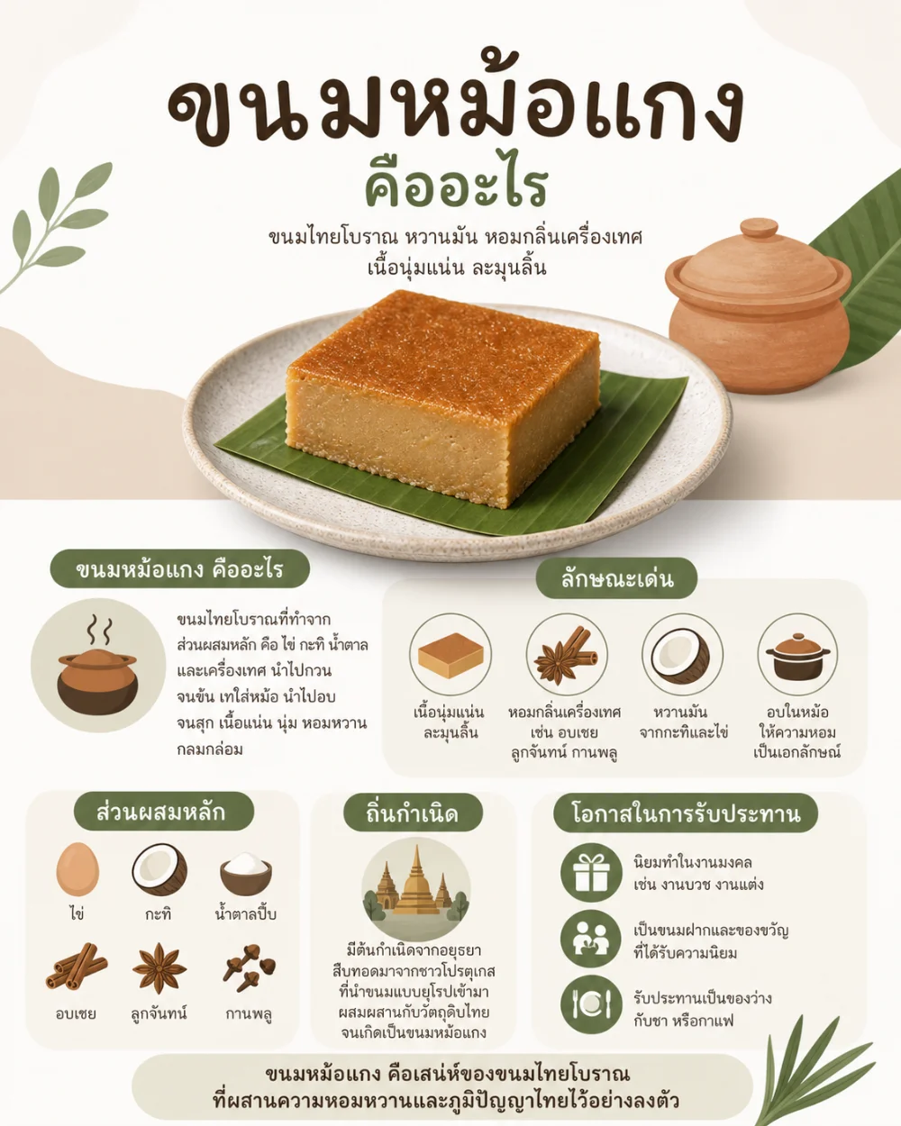 ขนมหม้อแกง คืออะไร