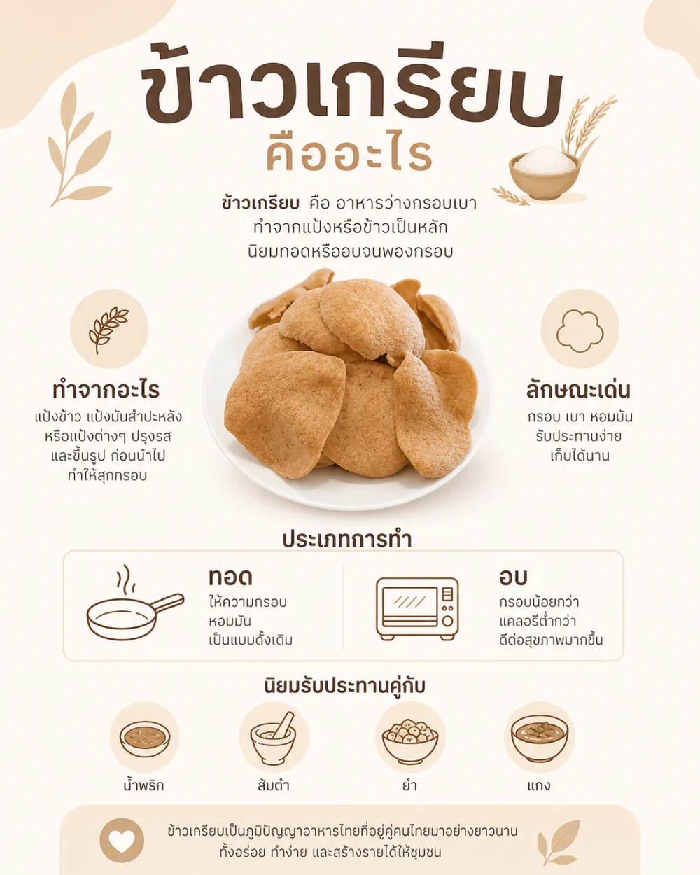 #2 ข้าวเกรียบ หมายถึงอะไร