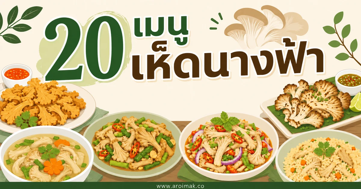 #1 20 เมนูเห็ดนางฟ้า ทำง่าย หอมอร่อยได้หลายสไตล์
